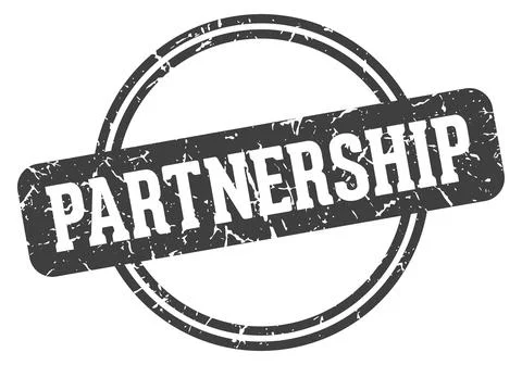 Partnership stamp Stock Illustration