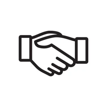 Partnership thin line icon イラスト素材