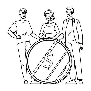 Partnership trade agreements vector Stock Illustration