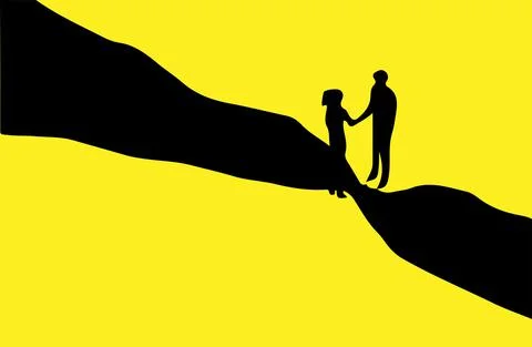 Partnership vector illustration isolated on background Stock Illustration