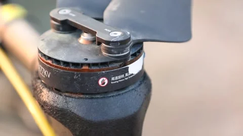 A parts of drone close-up 3 Video stock 318848484