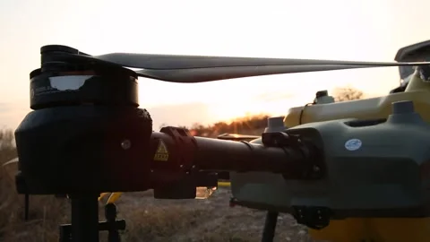 A parts of drone close-up 7 Stock Footage 318848493