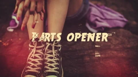 Parts Opener After Effects stock
