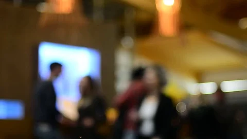 Party and friends with blurred effect. Stock Footage 82298826