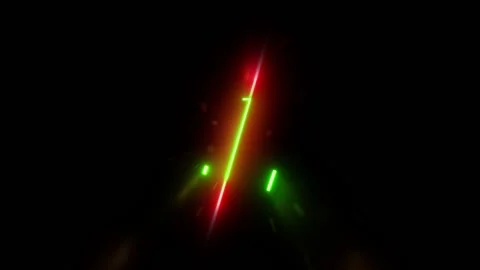 Party animation countdown 10 to 0 laser and colored motion on black background Stock Footage 160533886