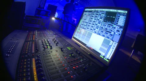 Party audio mixer Stock Footage 34286390