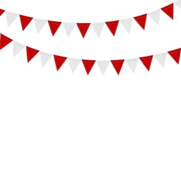 Party Background with Flags Vector Illustration Stock Illustration