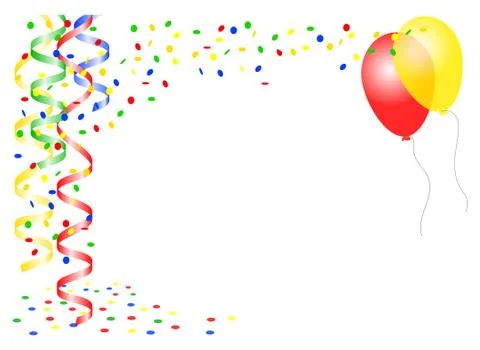 Party background horizontal Stock Illustration