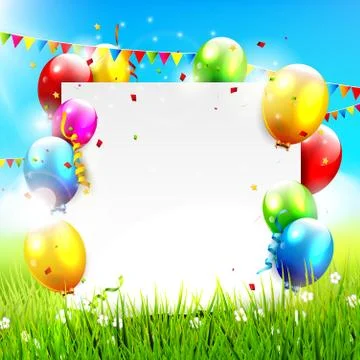 Party background Stock Illustration