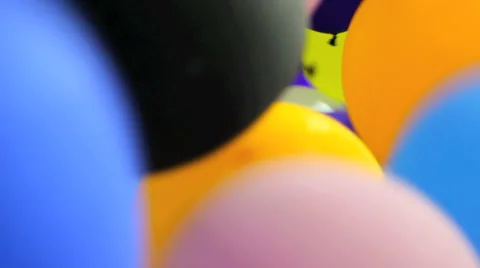 Party Balloons bouncing Stock Footage 42174431