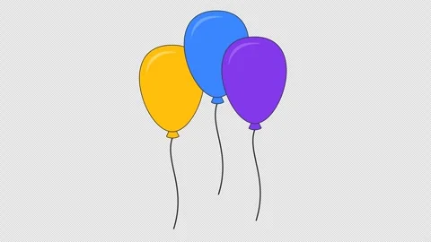 Party balloons Stock-Footage 342019893