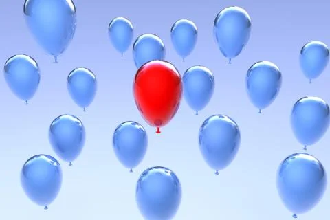 Party balloons Stock-Illustration