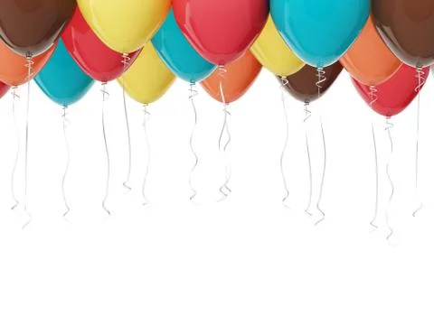Party balloons Stock Illustration