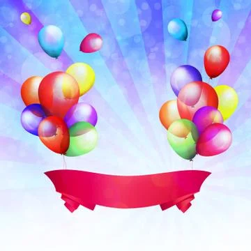 Party balloons イラスト素材