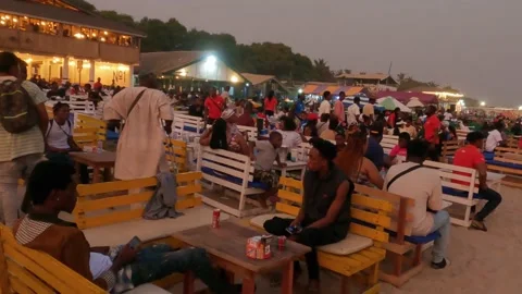"PARTY AT THE BEACH: NIGHT TIME BEACH PARTY" Stock Footage 228821408