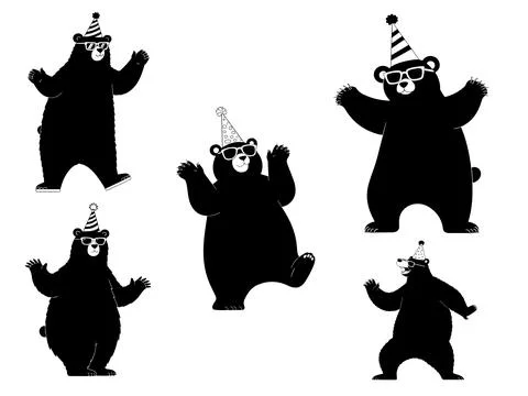 Party Bears イラスト素材