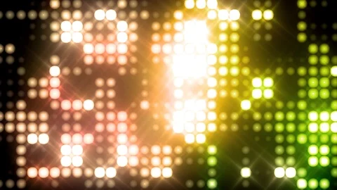 Party Blinking Stadium Lights Stock Footage 92336004