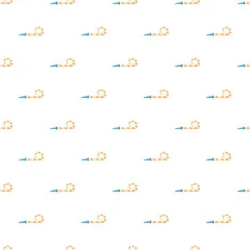 Party blower pattern creating festive celebration background Stock Illustration