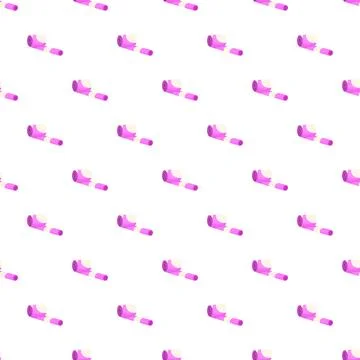 Party blower pattern on white background for celebration Stock Illustration