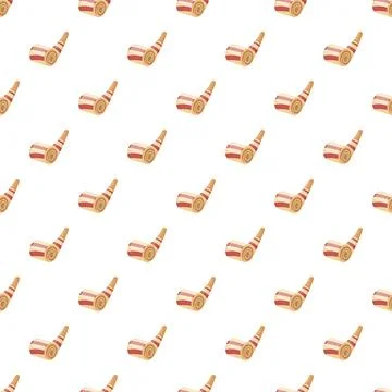 Party blowers seamless pattern for celebration design イラスト素材
