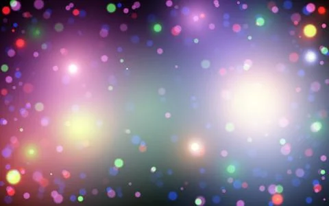 Party bokeh soft light abstract background Illustrazione stock