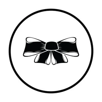Party bow icon Stock Illustration