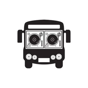 Party bus vector Stock Illustration