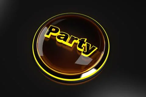 Party Button Illustration イラスト素材