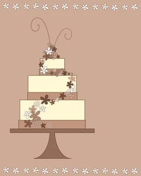 Party cake Illustrazione stock