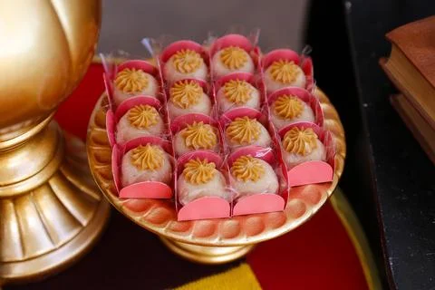 Party candy - assorted sweets for celebration Stock Photos