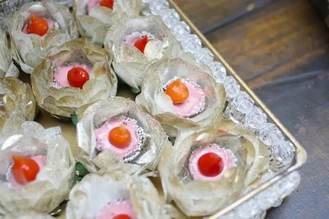 Party candy - assorted sweets for celebration Stock Photos