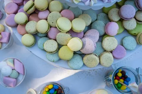 Party candy over the table 写真素材