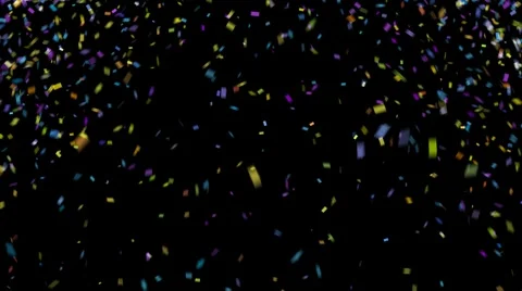 Party Confetti with Alpha 動画素材 6262985