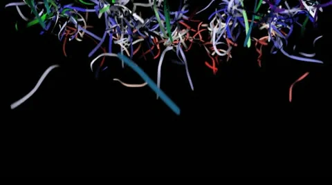 Party confetti Video stock 11259469