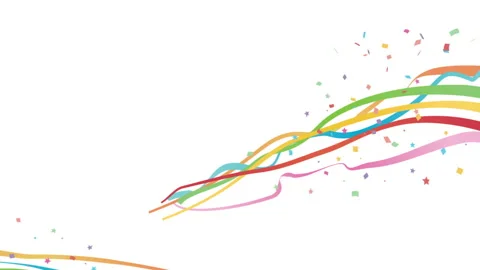 Party cracker animation Video stock 140707045