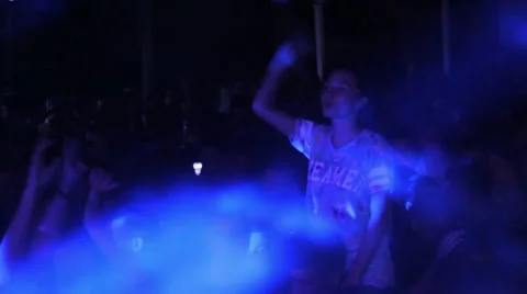 Party crowd Stock Footage 52928053