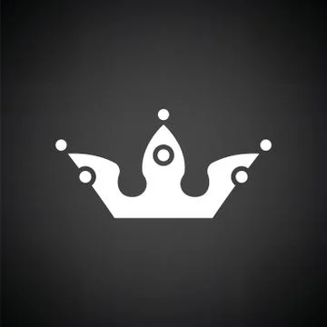 Party crown icon Stock Illustration