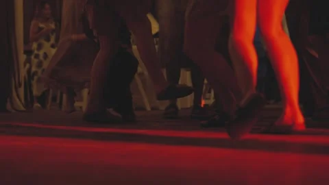Party Dance Feet Stock Footage 262871053