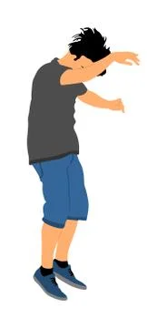 Party dancer handsome boy vector. Nightlife party イラスト素材