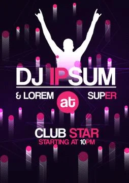Party design template - Vector Illustration Stock Illustration