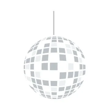 Party Disco Sphere Icon Stock Illustration