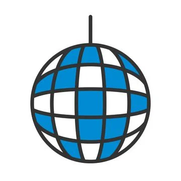 Party Disco Sphere Icon Stock Illustration