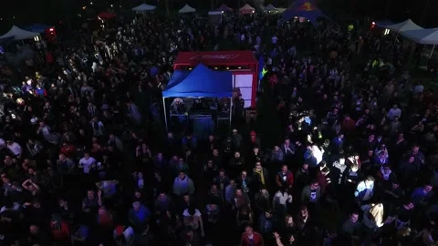 Party drone1 库存影片 143747595