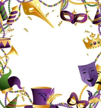 Party element cartoon Stock Illustration
