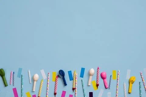 Party elements composition Stock Photos