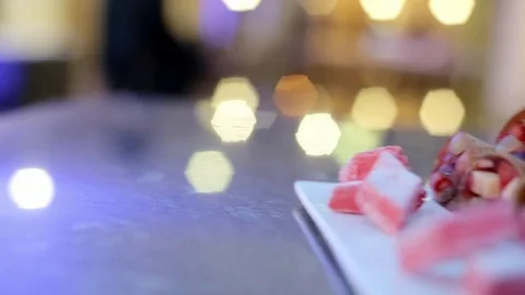 Party Exquisite Sweets Stock Footage 70730715