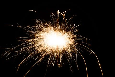 Party firework sparkler Stock Photos
