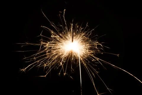 Party firework sparkler Stock Photos