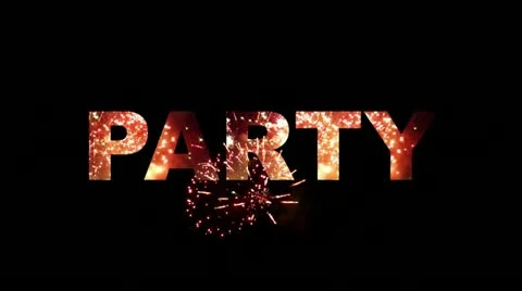 Party fireworks 02 Stock Footage 10828854
