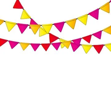 Party Flag Background Vector Illustration. EPS 10 Illustrazione stock